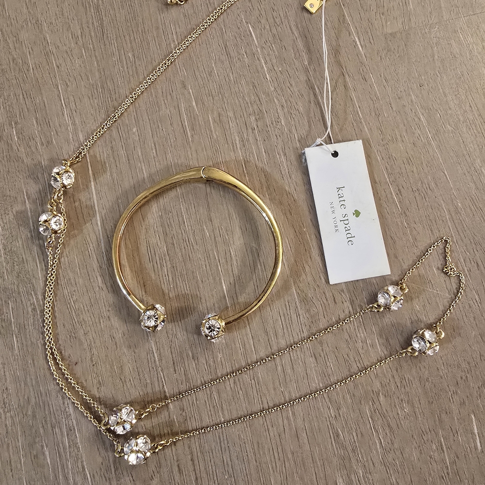 Kate Spade Lady Marmalade NWT Necklace and Matching Bracelet